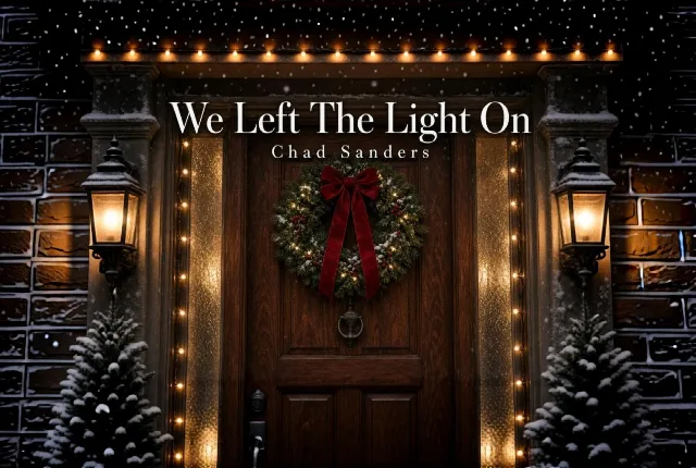 (Christmas) We Left The Light On by Chad Sanders - cover art