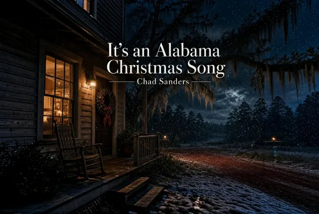(Christmas) It's an Alabama Christmas Song by Chad Sanders - cover art
