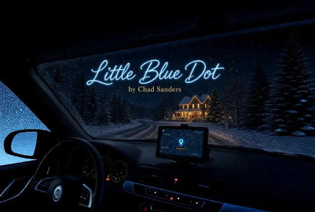 (Christmas) Little Blue Dot by Chad Sanders - cover art
