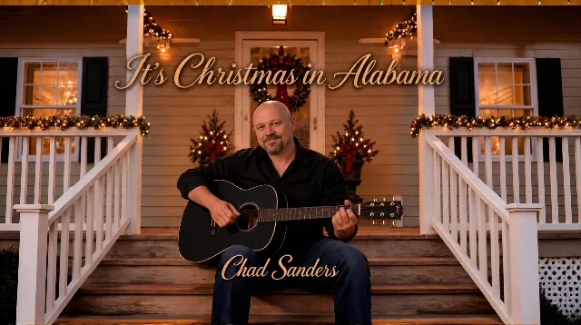 (Christmas) It's Christmas in Alabama by Chad Sanders - cover art