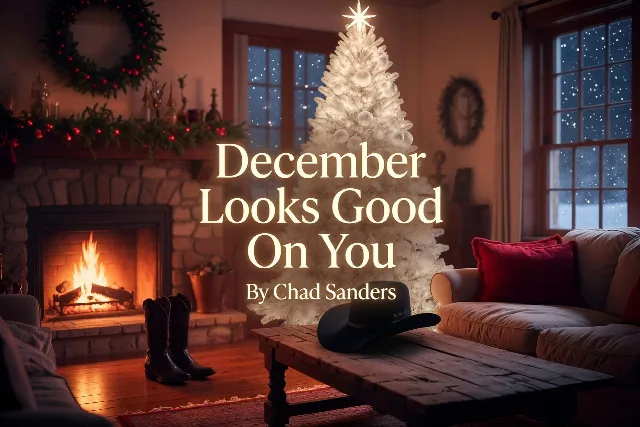 (Christmas) December Looks Good On You by Chad Sanders - cover art